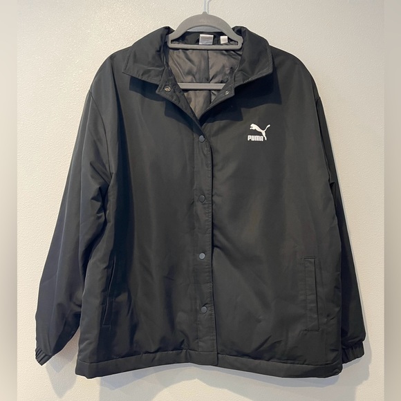 Puma Jackets & Blazers - Womens’s‎ Puma Classics Fasion Coach Jacket In Size Large